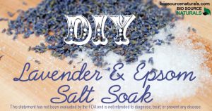 DIY Lavender Epsom Salt Soak