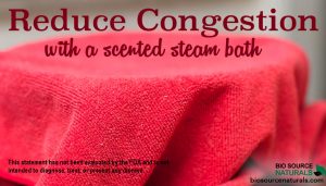 Reduce Congestion With A Scented Steam Bath