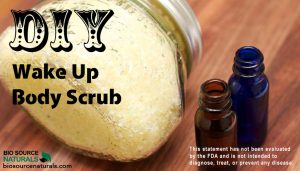DIY Wake Up Body Salt Scrub