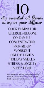 10 DIY Blends with Essential Oils for Your Diffuser