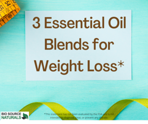 3 Essential Oil Blends for Weight Loss