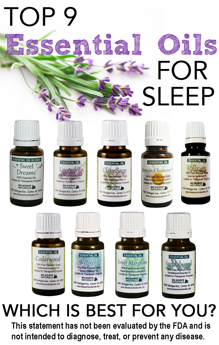 9 Essential Oils for Insomnia and Sleep Issues BioSource Naturals