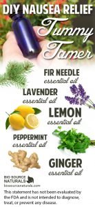 DIY Nausea Relief – Tummy Tamer Blend