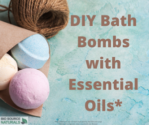 DIY Bath Bombs with Essential Oils