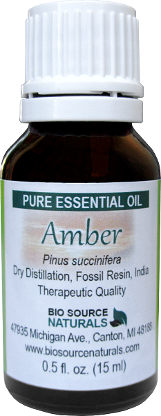 Rare Amber Essential Oil, Pinus Succinifera, 100% Pure and natural.