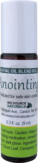 Anointing essential oil blend roll on