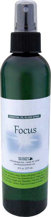 Focus essential oil blend spray