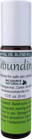 grounding essential oil blend roll on