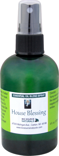 House Blessing essential oil blend spray reiki charged