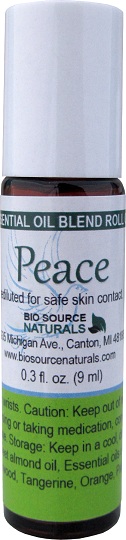 Relaxation Essential Oil Roll-On Blend: Peace Essential Oil Blend