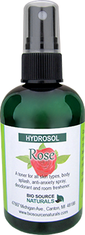 Rose hydrosol spray