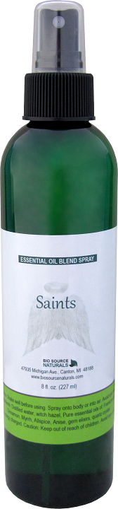 Saints essential oil blend spray