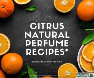 Citrus Natural Perfume Recipes
