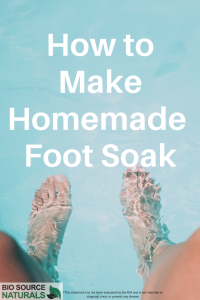 DIY Homemade Foot Soak with Essential Oils