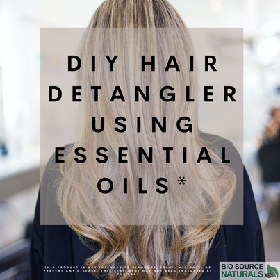 DIY Hair Detangler Using Essential Oils