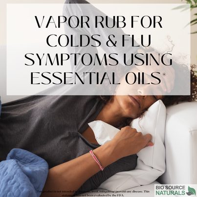 Vapor Rub for Colds & Flu Symptons Using Essential Oils