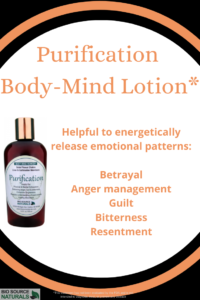 Body Mind Purification Lotion with Bach Flower Essences, Pure Essential Oils & Gem Elixirs