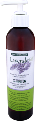 Edible Lavender Massage Oil
