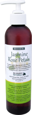 Jasmine Rose Petals Massage Oil