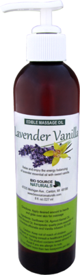 Lavender Vanilla Edible Massage Oil