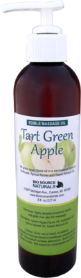 Tart Green Apple (Lickable, Kissable) Edible Massage Oil
