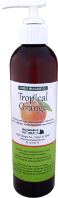 Tropical Orange Edible Massage Oil