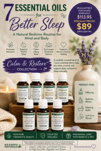 essential oils for better sleep
