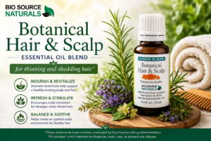 Botanical Hair and Scalp essential oil blend for thinning hair